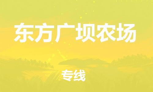 厦门到东方广坝农场物流公司-厦门到东方广坝农场专线-专车直送