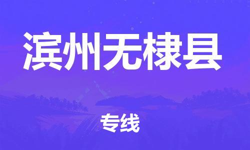 厦门到滨州无棣县物流公司-厦门到滨州无棣县专线-专车直送