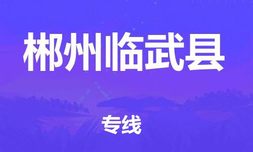 厦门到郴州临武县物流公司-厦门到郴州临武县专线-专车直送